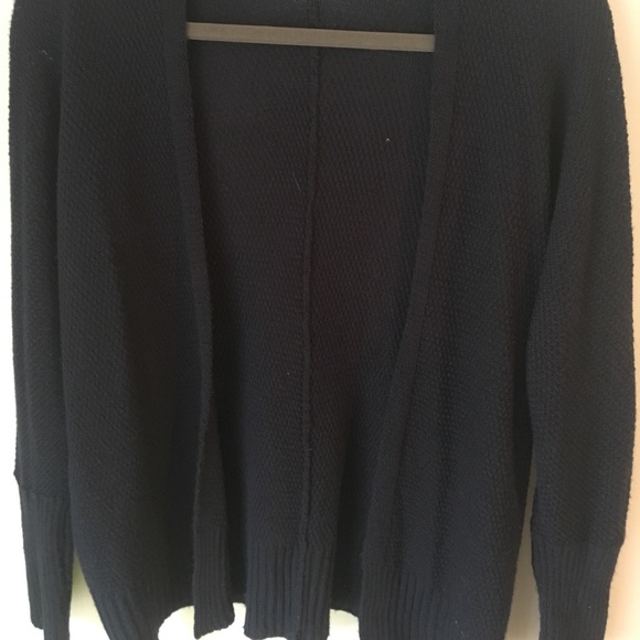 American Eagle Navy Open-Front Cardigan - Picture 2 of 3